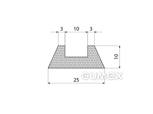 MIKROPORÖSE SILIKONPROFILE U-FORM